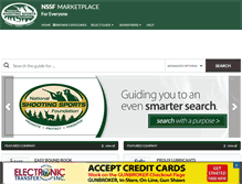 Tablet Screenshot of nssfmarketplace.com